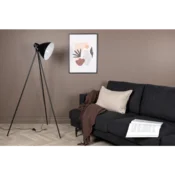 Venture Design Stojalna svetilka Tiv 1395x73x63 cm Črna