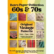 Retro Paper Designs Original 60s and 70s Patterns for Scrapbooking Junk Journals - Vintage Papier Muster und Retro Stoffe 60er 7