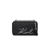 Karl Lagerfeld Torba za čez ramo Signature črna