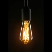 SEGULA LED sijalka E27 ST64 5W 2.200K gold/gold dim - Steklo