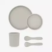 Kikka Boo Silikonski set za hranjenje 5 delova Platinum Sand ( KKB52002 )