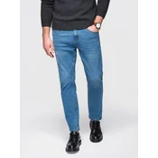 Moške ombre kavbojke Regular Fit modre barve