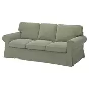 EKTORP Sofa trosed, Hakebo sivozelena