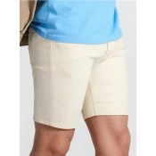Sinsay - Slim kratke pantalone od trapera - krem
