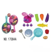 Hk mini kuhinjski set za igru sa posuđem i hranom ( A097727 )