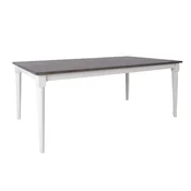Homestar Jedilna miza JANELLE 183x91x75 cm sivo bela