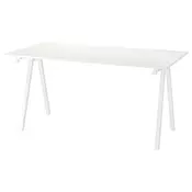 TROTTEN Radni sto, bela, 160x80 cm
