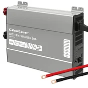 Qoltec Smart Professional Monolith polnilnik baterij LiFePO4, AGM, GEL, SLA | 90A | 12V