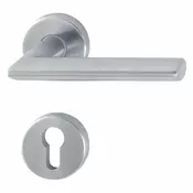 INOX KLJUKA ZA VRATA STOCKHOLM Z ROZETO CIL. F69