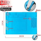KJB Silikonska delovna podloga za spajkanje, magnetna izvedba S-150