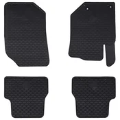 vidaXL Avto preproga 4 pcs Črna primerna za DS3 , CORSA , MOKKA , 208
