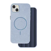 Silikonski ovitek Glitter z MagSafe za iPhone 17 Air - moder