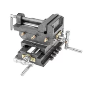 Dvoosni križni strojni primež 100 mm 35-035