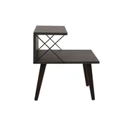 Hanah Home Cross Nocni stocic, 50x55x40cm, Crni