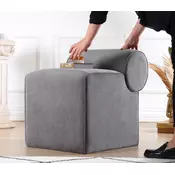 Atelier del Sofa Tabure 45x56x60cm, Sivo