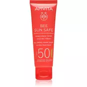 Apivita Express Beauty Ginkgo Biloba tonirana gel krema SPF 50 50 ml