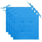 Jastuci za vrtne stolice 4 kom plavi 50 x 50 x 4 cm od tkanine