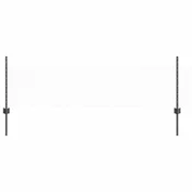 Vidaxl Ograja z varjeno žico 100 x 0,5 m (Š x V) Jeklo s PVC premazom