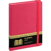 nb grafo Notes A5 črte trde platnice, 96 listov, z elastiko, 0346.12, Acapulco pink