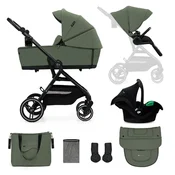 KINDERKRAFT kombinirani voziček Yoxi 3v1, Mystic Green
