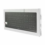 CHERRY Tipkovnica STREAM, črna, USB, SLO