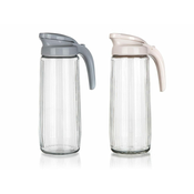 Stekleni vrč STRIPE 1500ml, plastični pokrov