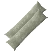 Vidaxl Prevleka za blazino 2 kos HEERLEN Zelena 40 x 145 cm