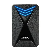 TooQ Zunanja Caja TQE-2550BL 2,5 9,5 mm SATA USB 3.0/3.1 Modra LED, (21407193)
