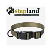 Ovratnica za pse STEPLAND Essentiel - zelena 45 cm
