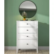 Hanah Home Komoda FRN-20023, 77x115x40 cm, Bela