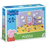 DoDo Puzzle Peppa Pig: Igrače v sobi 60 kosov