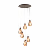 Eglo 39508 - Luster na sajli SIRACUSA 6xE27/60W/230V