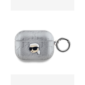 Karl Lagerfeld AirPods Pro Ovitek Srebrna