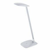 EGLO 95694 | Cajero Eglo stolna svjetiljka 50cm sa tiristorski dodirnim prekidacem USB utikac 1x LED 550lm 4000K srebrno