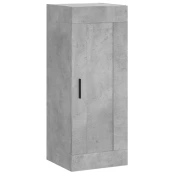 MAISON CHIC Stenska omarica - Zidna omarica betonsko siva 34,5x34x90 cm inženirski les iu1227, (22063060)