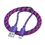Hoco USB-A–Micro USB kabel Hoco, 2,4 A, 1 m, X116, vijolični preliv