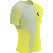 Compressport Performance SS Tshirt M Safety Yellow/White/Black L Tekaška majica s kratkim rokavom