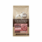 Quattro Adult Small Breed Hypoallergenic Hrana za Pse Losos in Kril 1,5 kg