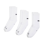 Puma Unisex Crew Shirt Socks 3 pack, White, Size 39-42, Clothing
