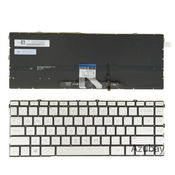 Tastatura za laptop HP Pavilion X360 14-EK 14-EC veliki enter sa pozadinskim osvetljenjem, srebrna ( 111791 )