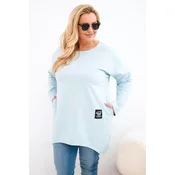 Bluza Kesi Włoski za večje številke z daljšim hrbtom