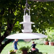 Martinelli Luce Polo zunanja viseča svetilka O48 cm bela - Dizajn - Kovina