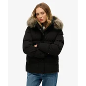Superdry za ženske. W5011929A Everest 5 Baffle Puffer Jacket black (S), Črna, Priložnostno, Reciklirani polister, Trajnostni
