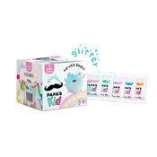 Papas Kid Set pastelne gline z bleščicami za otroke