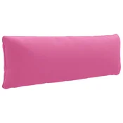 Vidaxl Hrbtna blazina PUTTEN 100% poliester Roza 120 x 40 x 15 cm
