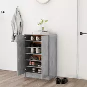 Vidaxl vidaXL Omarica za čevlje betonsko siva 60x35x92 cm