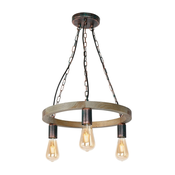 Luster na lancu HAKON 3xE27/60W/230V