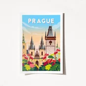 Wallity Poster Prague-2009, 21x29,7 cm