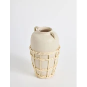 Aberto Design Vaza Grand Terracota, 16x26x16 cm, Krem