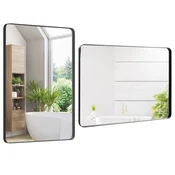COSTWAY Ogledalo za kopalnico 76,5 x 56 cm, (5000263321)